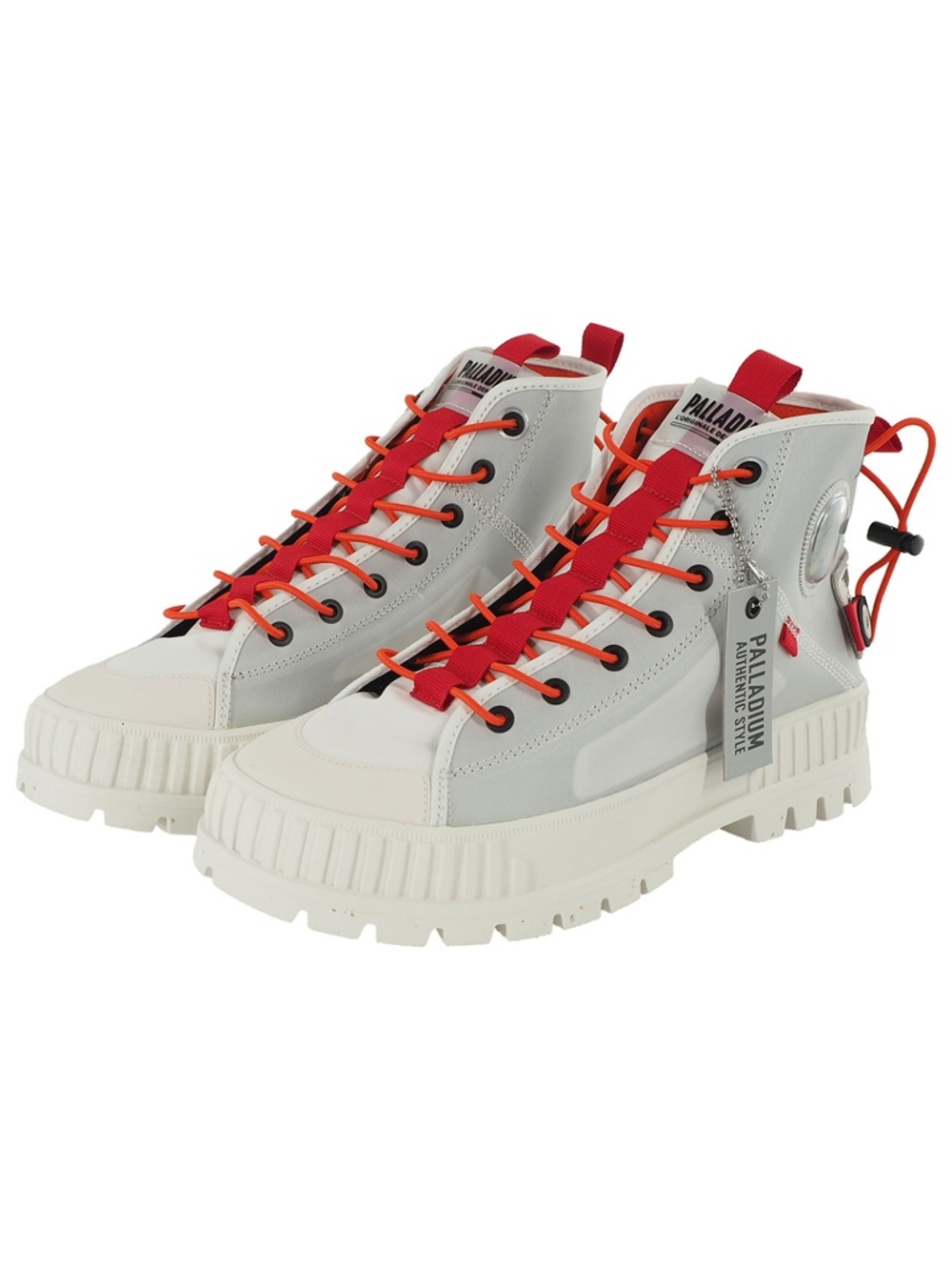 Palladium Pallashock Mid Ticket To Earth Men's Lace Up Vegan Canvas Sneaker Boot